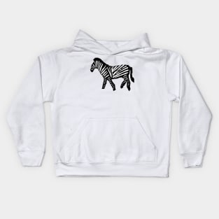 Zebras in der Savanne Kids Hoodie